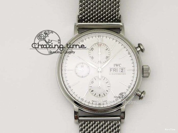 MIROTIME 0103 Pilot Chrono IW377726 ZF 1:1 Best Edition Green Dial on Brown Leather Strap A Trendsetting 7125